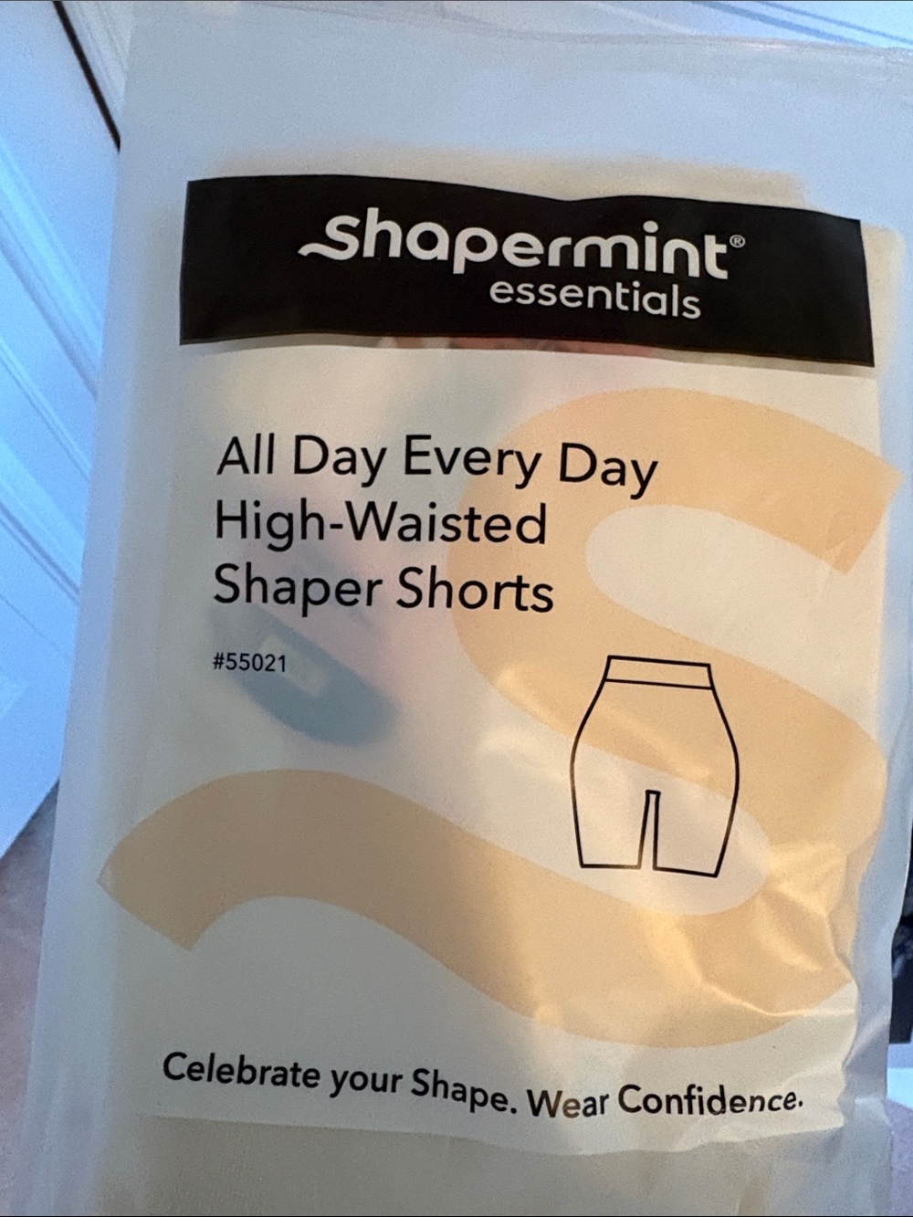TWO pairs of Shapermint High-Waisted Shaper Shorts - Beige and Black